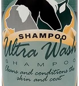 Best Shot Ultra Wash Shampoo with Pet Coat Release Technology, Coat and Skincare Product for Dogs, Horses, and Cats, Soap-Free, Quick-Rinsing, 16 Ounces Bottle